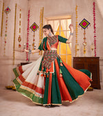 Thumbnail for Monjolika Fashion Traditional Style Colorful Viscose Cotton Chaniya Choli Set For Navratri