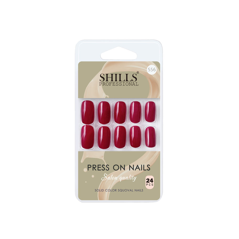 shills professional reusable press on nails square spn556