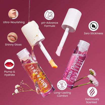 Shopaarel Little Flower Lip Gloss - Delicious - Distacart
