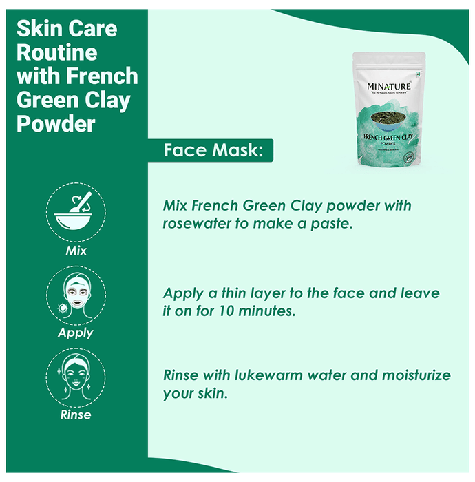 Minature French Green Clay Powder