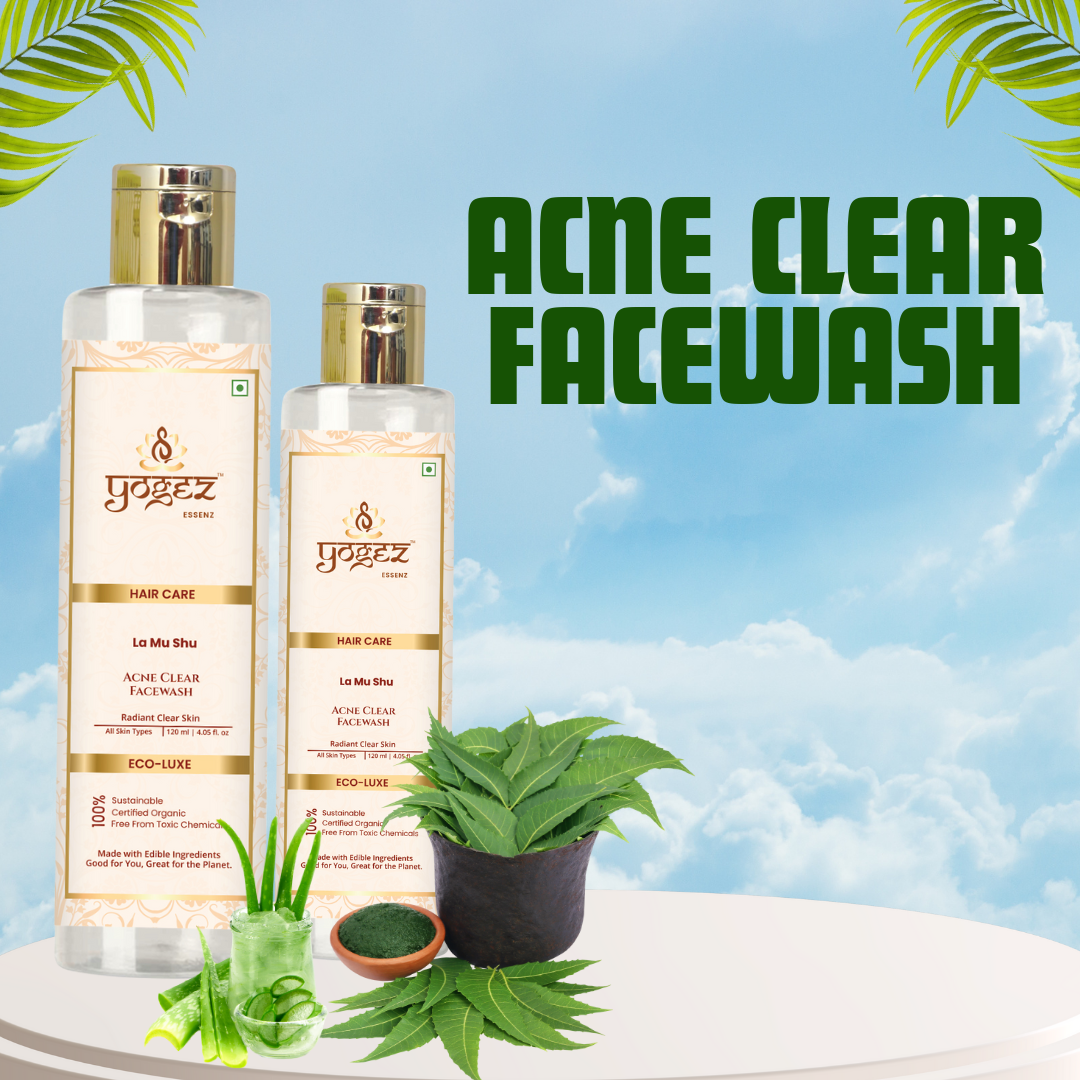 Yogez La Mu Shu Acne Clear Facewash - Distacart