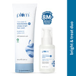 Thumbnail for Plum Niacinamide Facewash and Face Serum Combo for Brightening Skin Fades Blemishes & Hydrates
