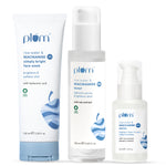 Thumbnail for Plum Niacinamide Facewash, Toner & Face Serum Combo Tightens Pore, Fades Blemishes & Hydrates - Distacart