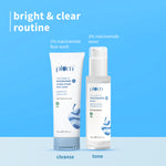 Thumbnail for Plum Bestselling Niacinamide Facewash And Toner Combo Tightens Pore, Brightens Skin, Fades Blemishes - Distacart