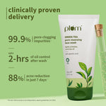 Thumbnail for Plum Green Tea Face Wash, Serum And Moisturizer Trio With SPF 50 PA+++ For Acne Prone & Oily Skin - Distacart