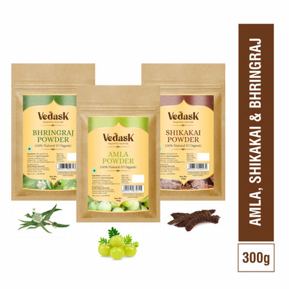 Vedask Organic Hair Pack Powder Mask Combo - Dista