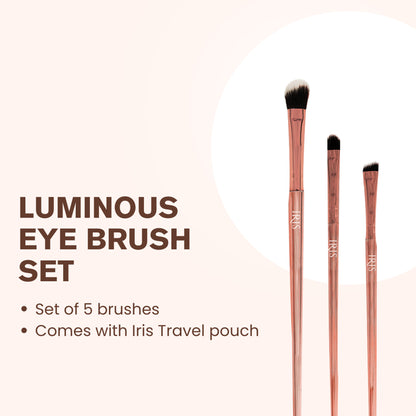 IRIS COSMETICS Luminous Eye Brush Set - Distacart