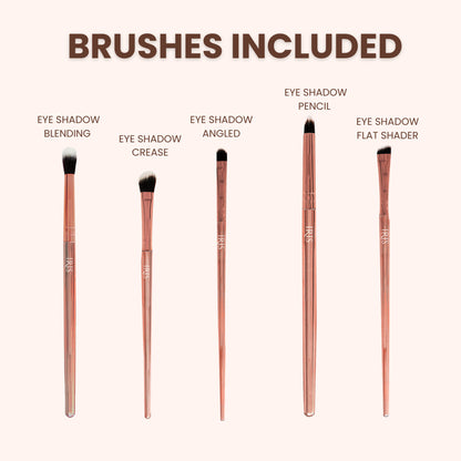 IRIS COSMETICS Luminous Eye Brush Set - Distacart