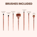 Thumbnail for IRIS COSMETICS Luminous Complete Brush Set - Distacart
