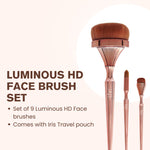 Thumbnail for IRIS COSMETICS Luminous Face Brush Set - Distacart