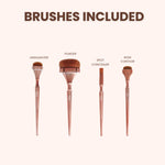 Thumbnail for IRIS COSMETICS Luminous Face Brush Set - Distacart