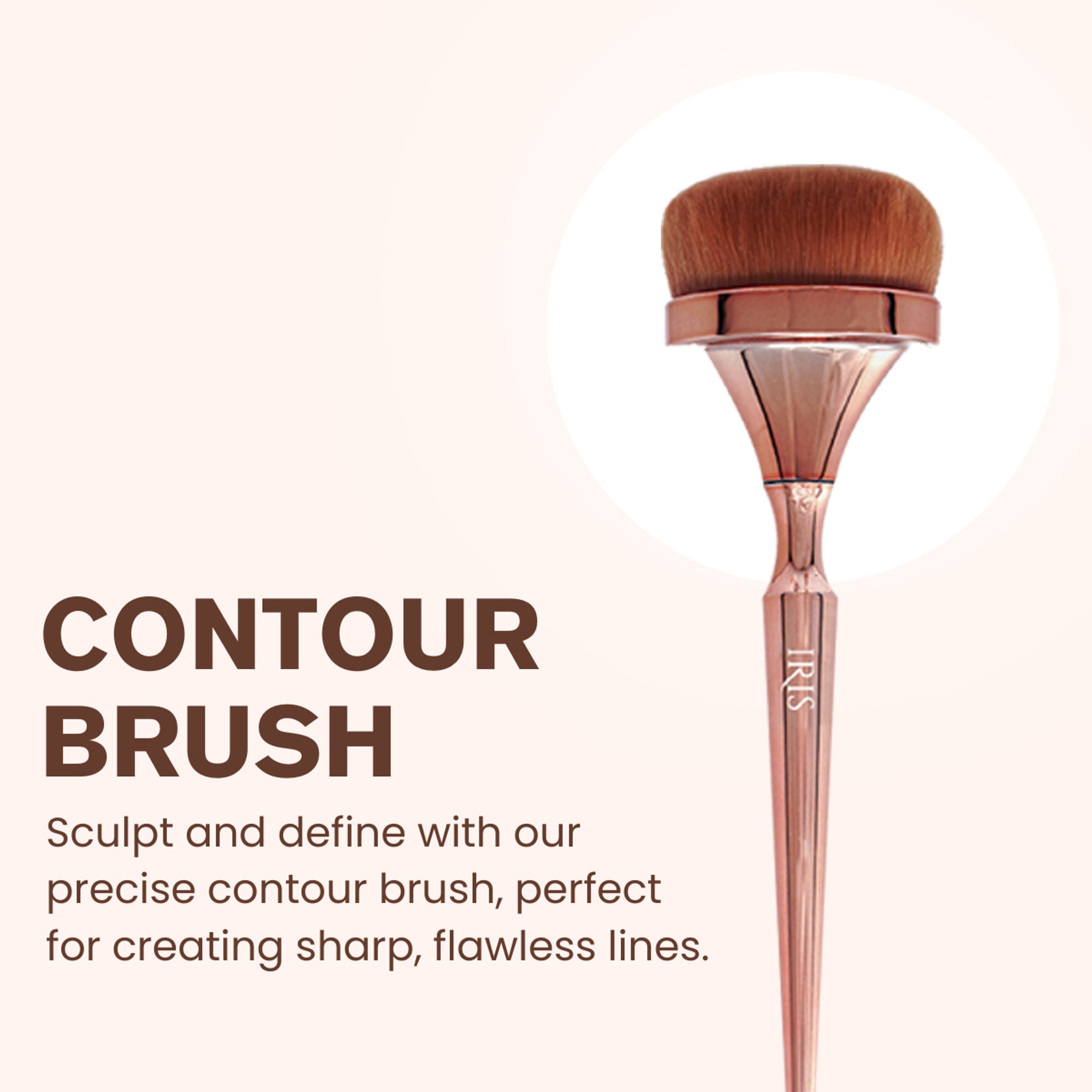 IRIS COSMETICS Luminous HD Contour Brush - Distacart