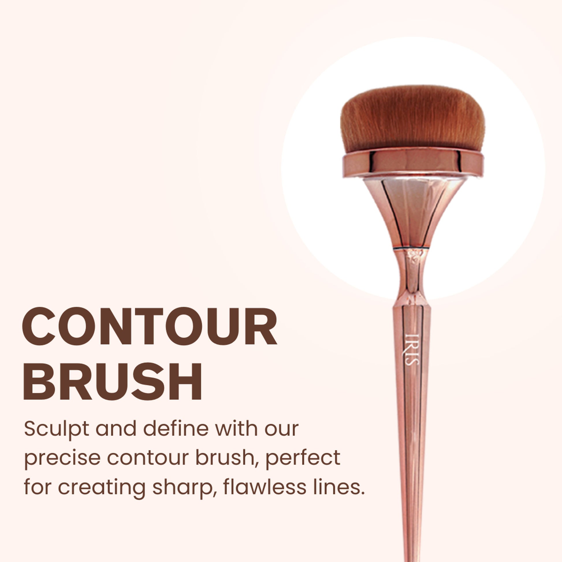 IRIS COSMETICS Luminous HD Contour Brush - Distacart