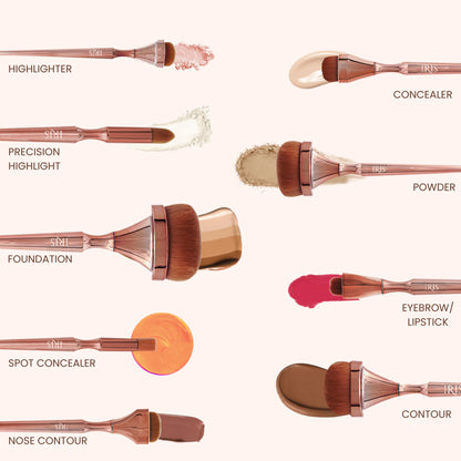 IRIS COSMETICS Luminous HD Contour Brush - Distacart
