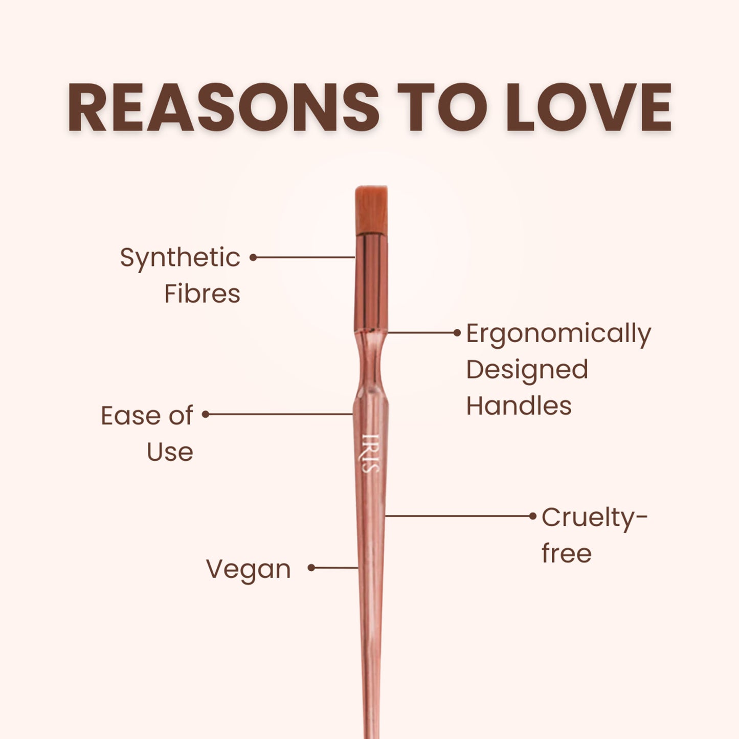 IRIS COSMETICS Luminous HD Spot Concealer Brush - Distacart