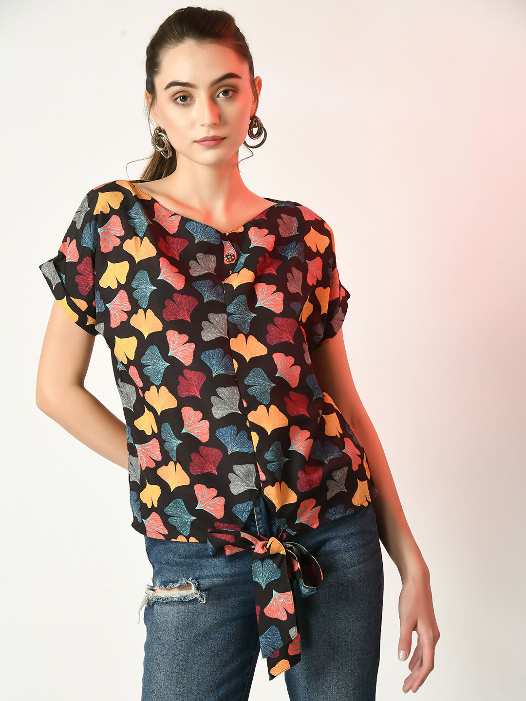 Myshka Women's Multi Printed Top - Distacart