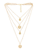 Thumbnail for Ruby Raang Gold Kundan Layered Necklace
