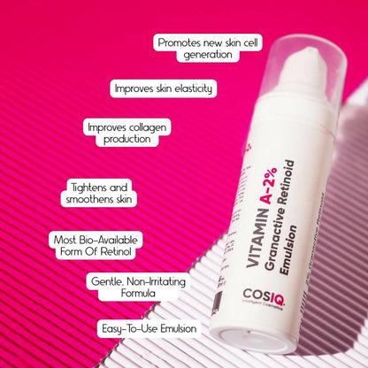 Cos-IQ Vitamin A-2% Granactive Retinoid Emulsion - Distacart
