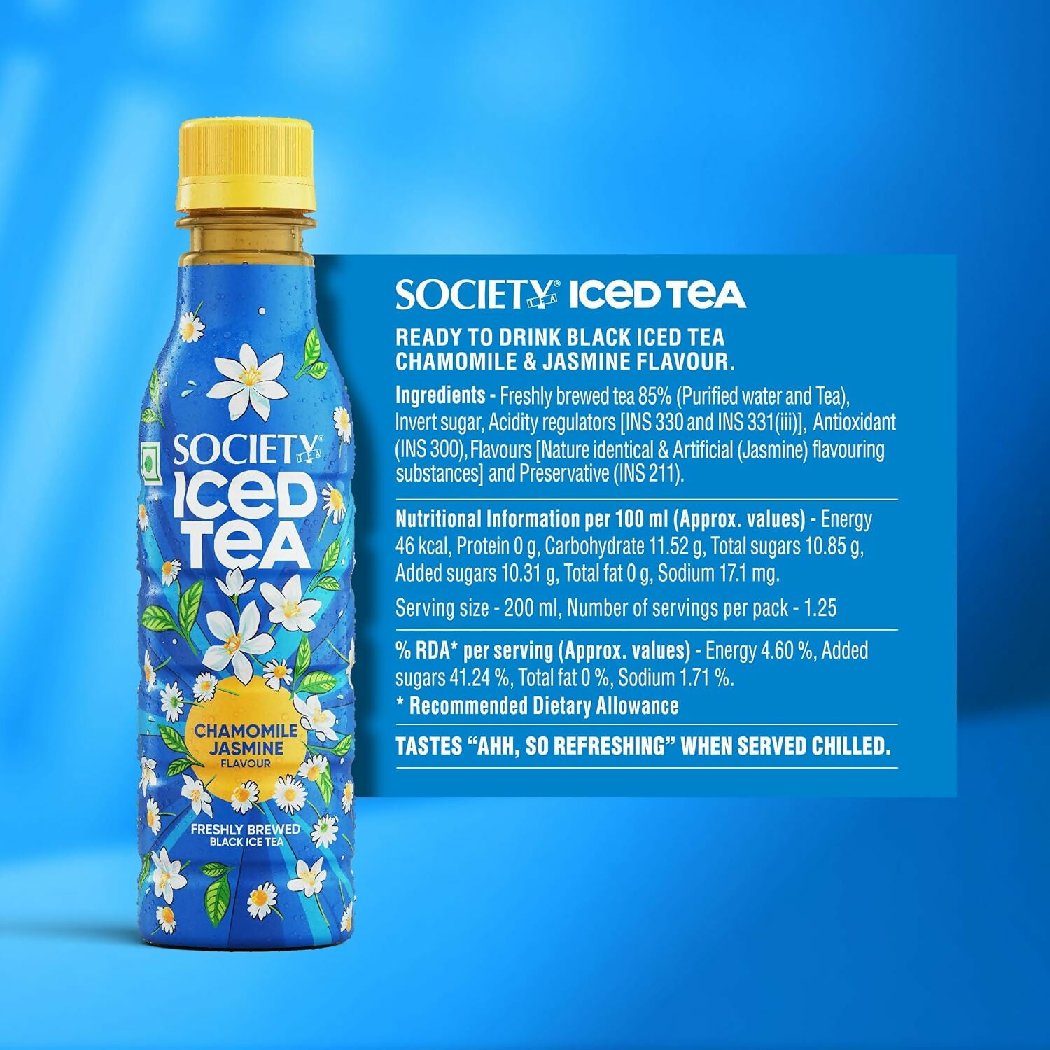 Society Iced Tea Bottle-Chamomile Jasmine
