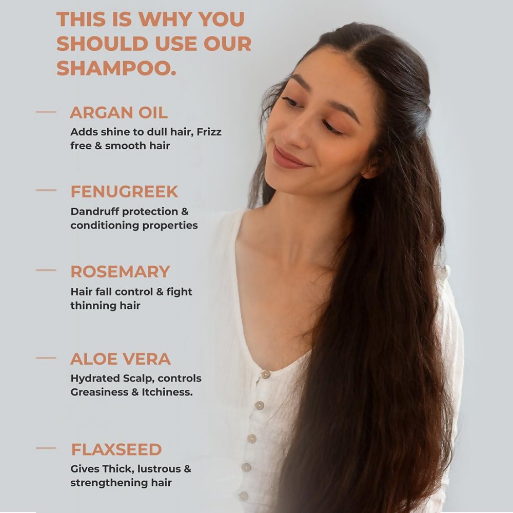 Pureus Herbals Shreekesha Moroccan Argan Oil Shampoo - Dista