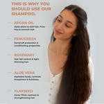 Thumbnail for Pureus Herbals Shreekesha Moroccan Argan Oil Shampoo - Dista