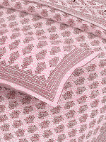 Thumbnail for Grey Ethnic Motifs Cotton 200TC King Bedsheet With 2 Zipper Pillow Covers - King Size by House of Ree