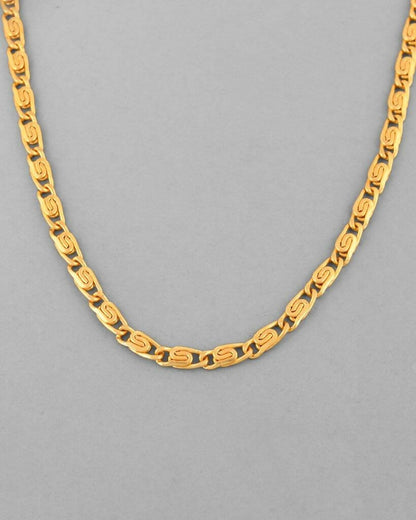 VOJ Gold-Plated Statement Chain - Distacart