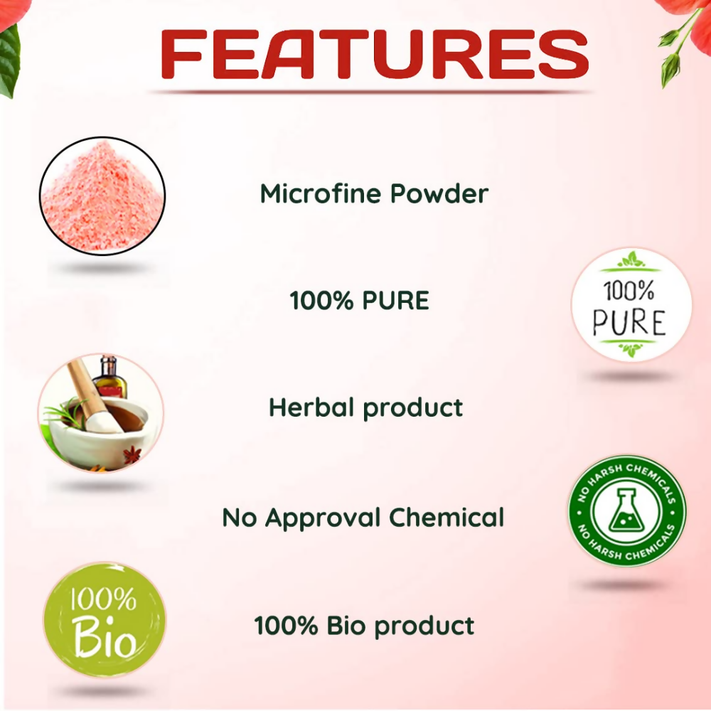 VedicAyurveda Bio-Organic Industry Hibiscus Powder - Dista