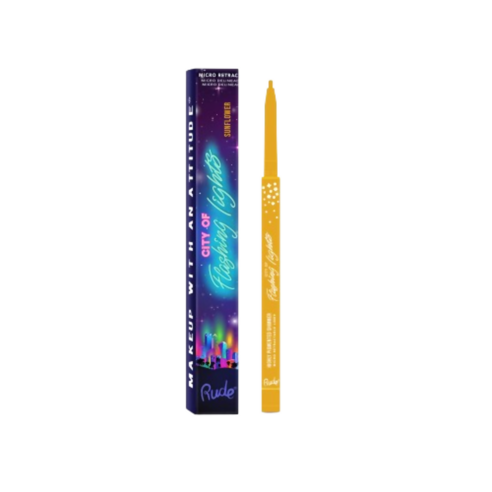 Rude Cosmetics City Of Flashing Lights Micro Retractable Liner - Sunflower - Distacart