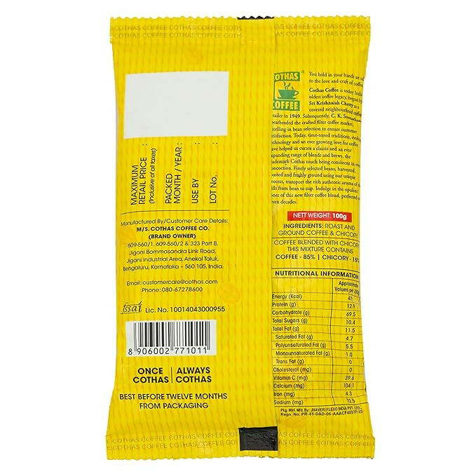 Cothas Coffee – Speciality Blend South Indian Filter Coffee Powder - Distacart