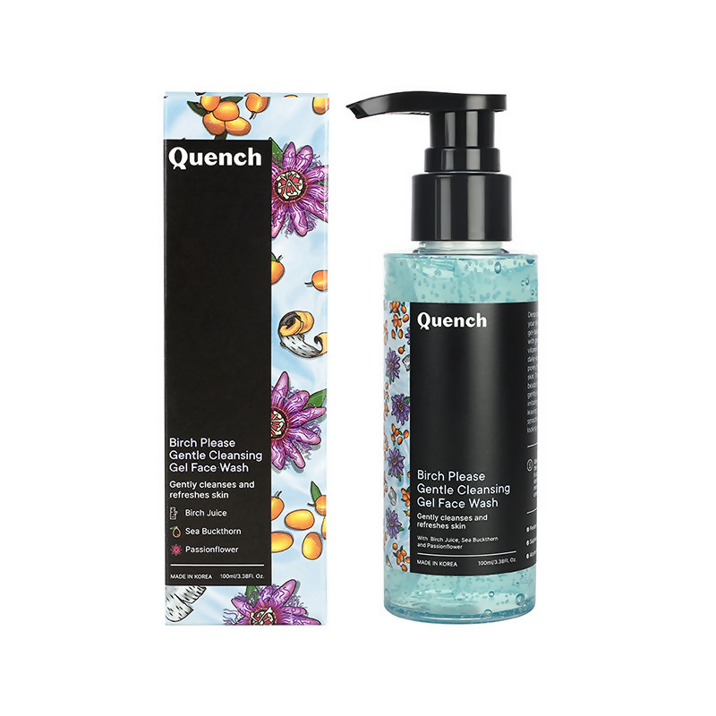 Quench Birch Please Gentle Cleansing Gel Face Wash - Distacart