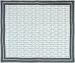 Thumbnail for Yellow White Ethnic Motifs Cotton 200TC King Bedsheet With 2 Zipper Pillow Covers - King Size by House of Ree