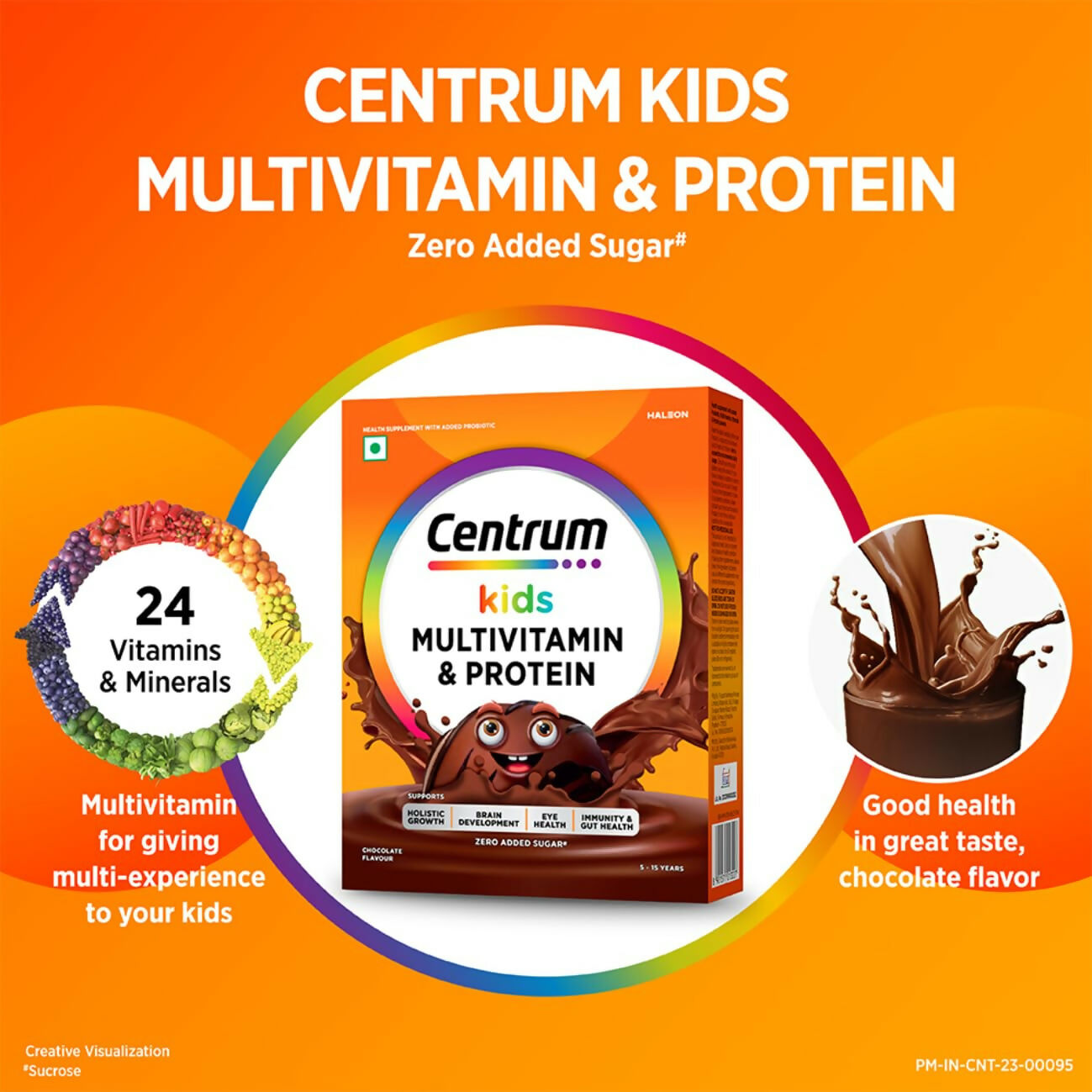 Centrum Kids Multivitamin & Protein Health Drink - Chocolate Flavor - Distacart