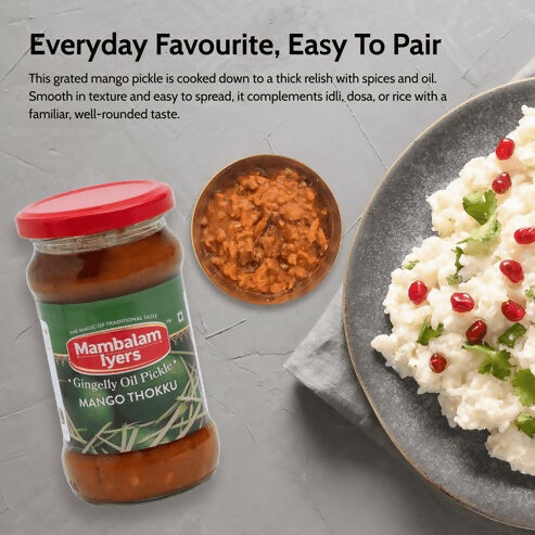 Mambalam Iyers Mango Thokku Pickle - Distacart