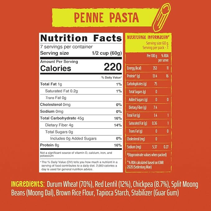WickedGud Penne Pasta Semolina - Distacart
