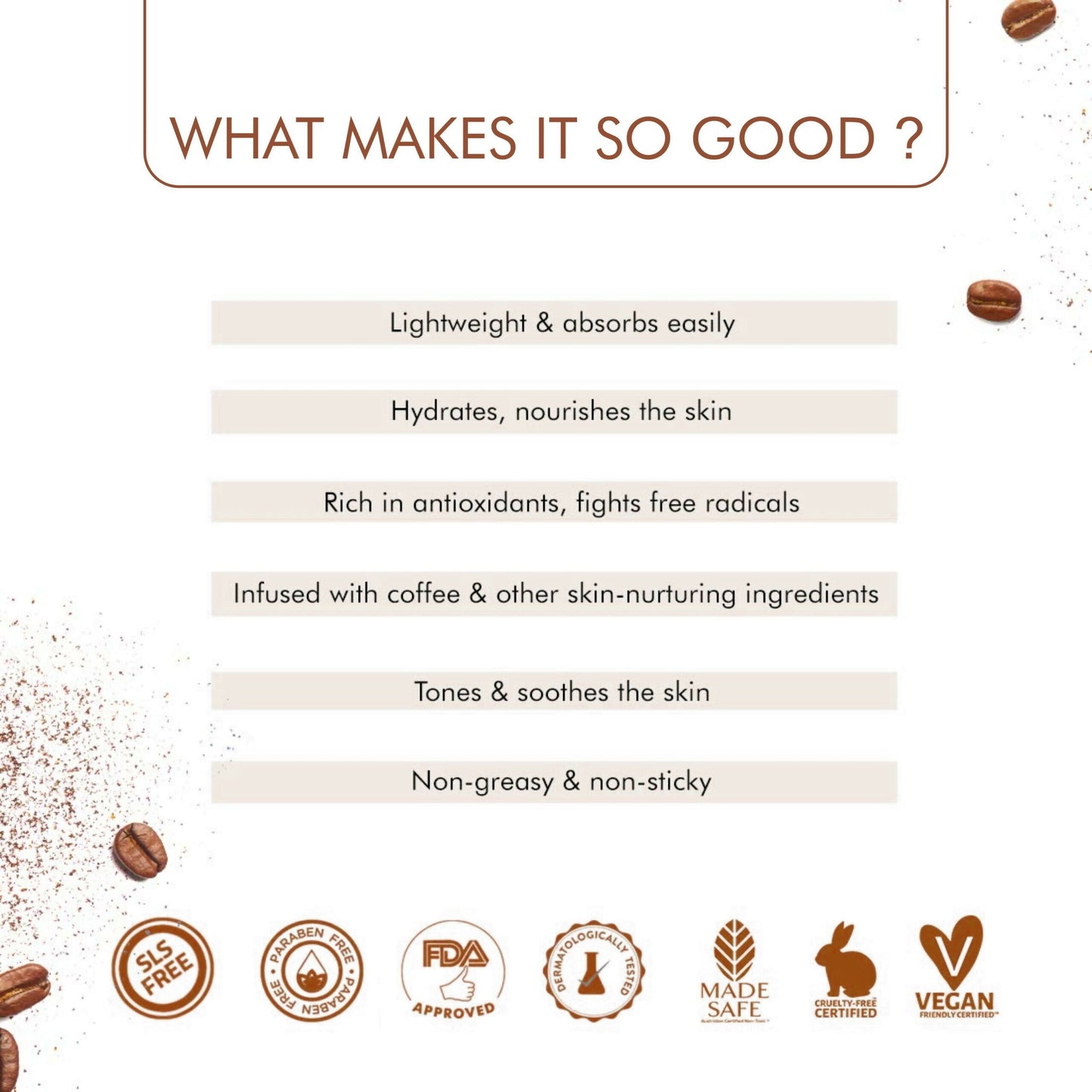 Dravida Organics Coffee Hydrating Face Serum - Dista