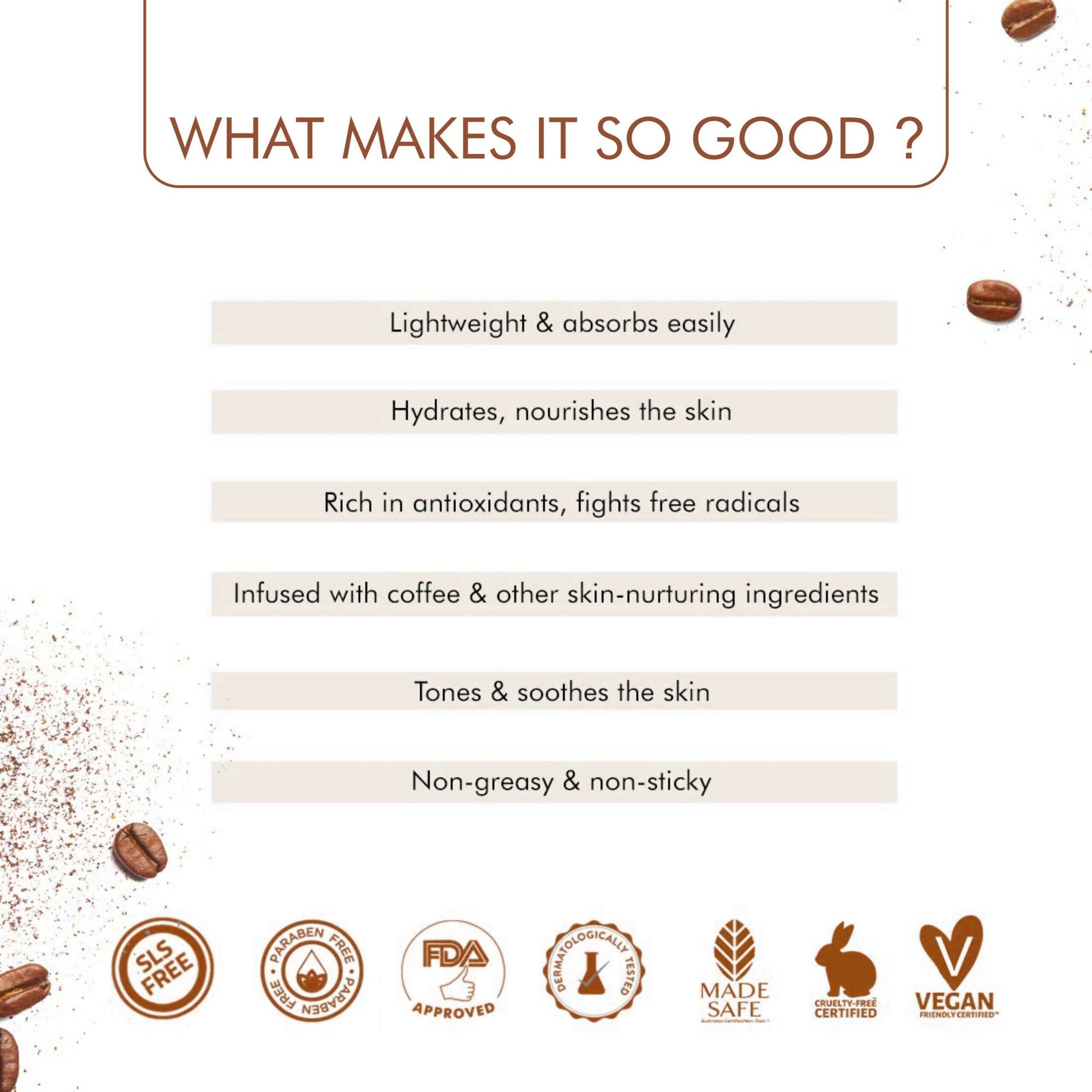 Dravida Organics Coffee Hydrating Face Serum - Dista