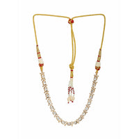 Thumbnail for Kundan and American Diamond Neckpiece (Gold) - Ruby Raang - Distacart
