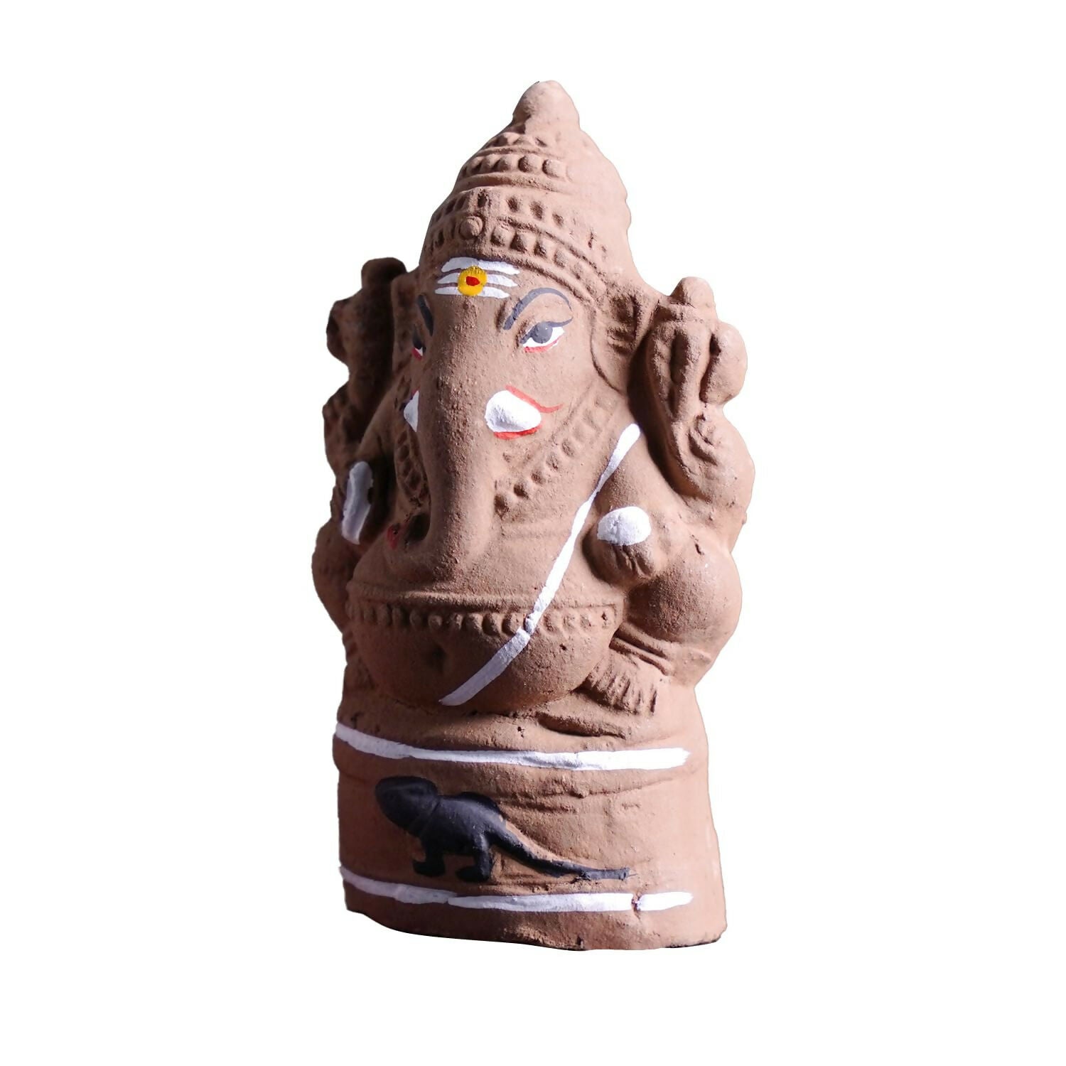 PujaNPujari Eco-Friendly Plantable Seed Ganesha Idol Clay-6inch - Dista