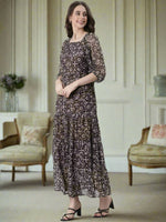 Thumbnail for Souchii Printed Maxi Dress