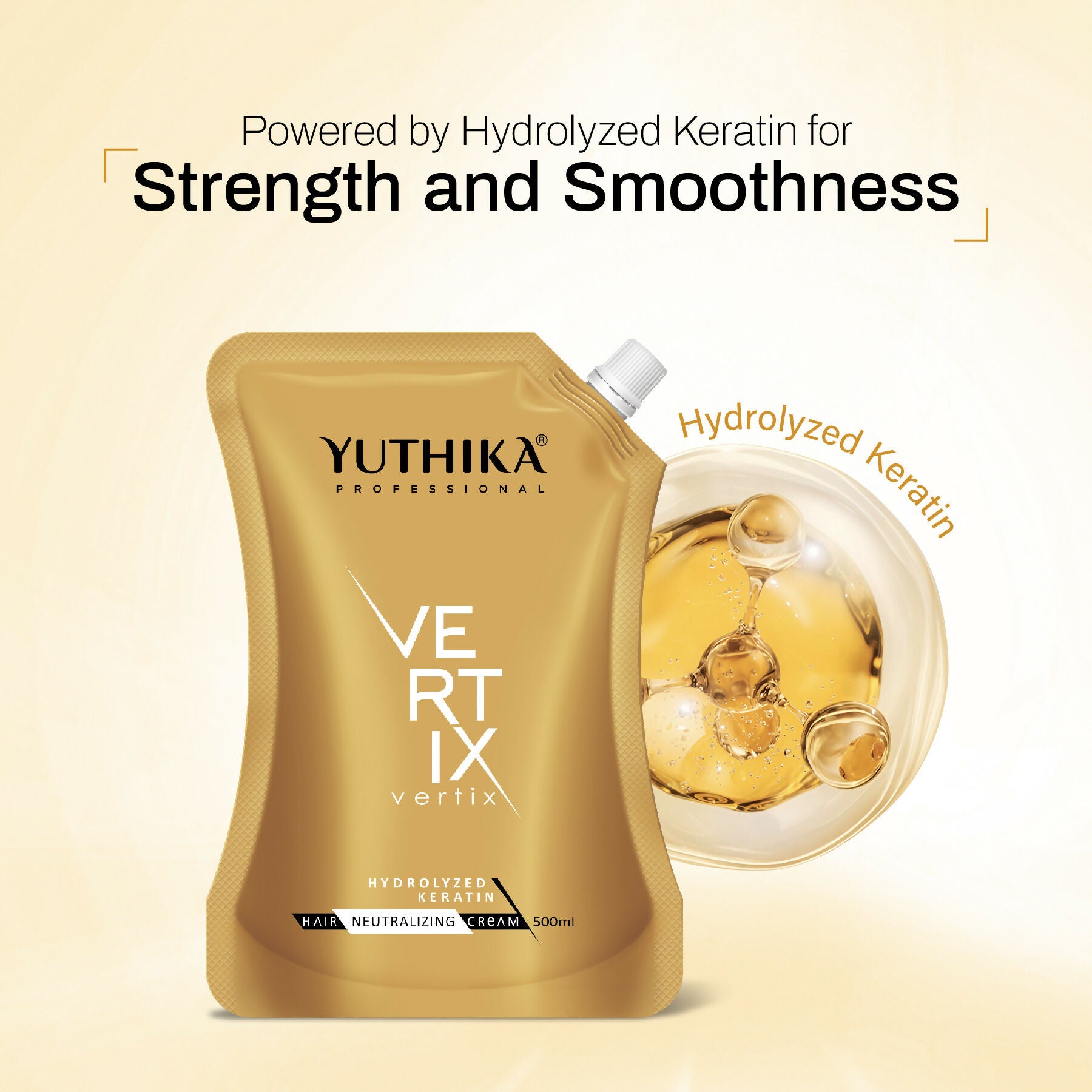 Yuthika Professional Vertix Hair Neutralizing Cream Post Straightening - Distacart