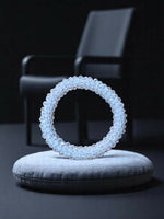 Thumbnail for Inhanns Unisex Crystal Bloom – Adjustable Crystal Bead Bracelets - White - Distacart