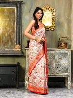 Thumbnail for Astita Linen Cotton(Woven Work) Multicolour Saree