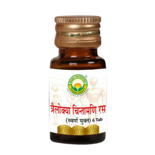 Basic Ayurveda Trailokya Chintamani Ras with Gold - Limited Time Offer - Distacart