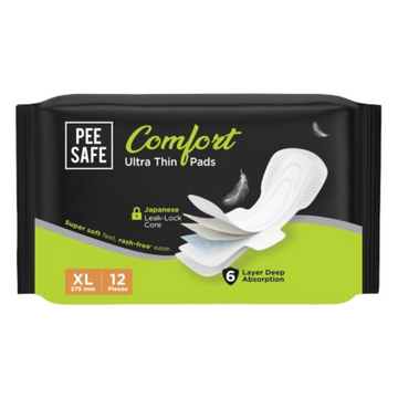 Pee Safe Comfort Ultra Thin Sanitary Pads For Women - XL - Dista