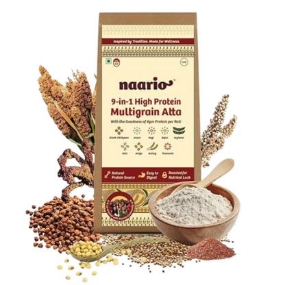 Naario 9-in1 Multigrain Atta (No Wheat) - Dista