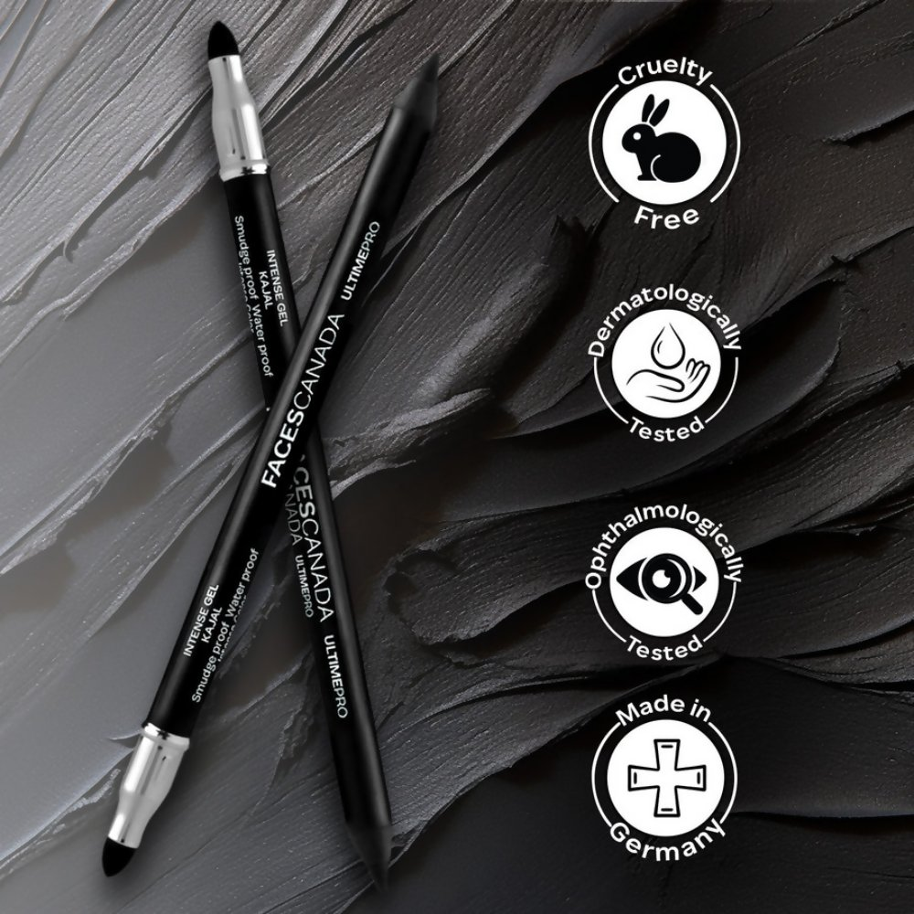 Faces Canada Intense Gel Kajal - Black - Distacart