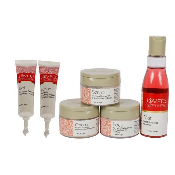 Jovees Professional Pro Hydra Luxurious Dry & Dehydrated Facial Kit - Distacart