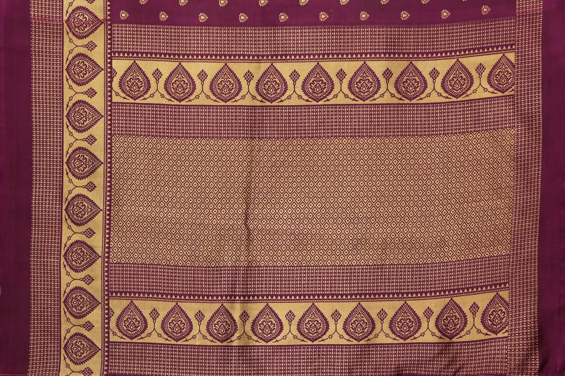Vamika Purple Printed Art Silk Saree - Distacart