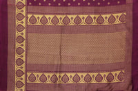 Thumbnail for Vamika Purple Printed Art Silk Saree - Distacart